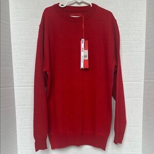 Elie Balleh Boys Red Crewneck Sweater Size M 10-12